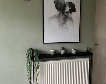 Black Gothic Console Table: Rustic Reclaimed Wood Hallway Table