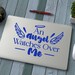 An Angel Watches Over Me Decal Car Tumbler Hydro Flask Window Wall Art ...