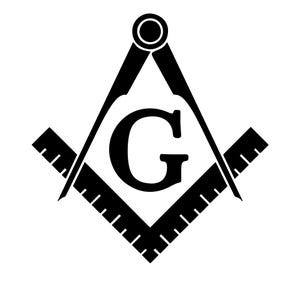 Masonic Freemason Decal Stickers Square and Compass Tumbler Car Truck Window Laptop Wall 22 Variations Gift Idea for Him