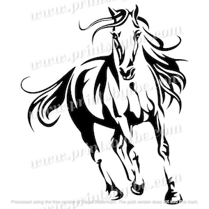 Running Horse Decal Stickers Car Truck Trailer Tumbler Wall Art Window Hydro Flask Home Decor JDM 22 Variations Gift Ideas