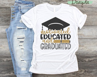 Motivated Educated And Graduated Tee, HBCU Grad Gift, Class of 2022 Tee, Graduation T-Shirt, Black Owned Business