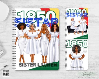 Personalized Spiral Notebook | 1850 Women's Legacy Journal | Leadership Planner | Premium Notebook | Doayda