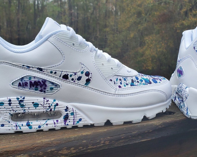 air max paint splatter