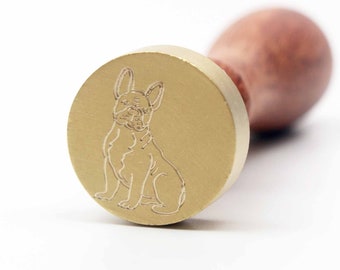 French Bulldog Wax Seal Stamp