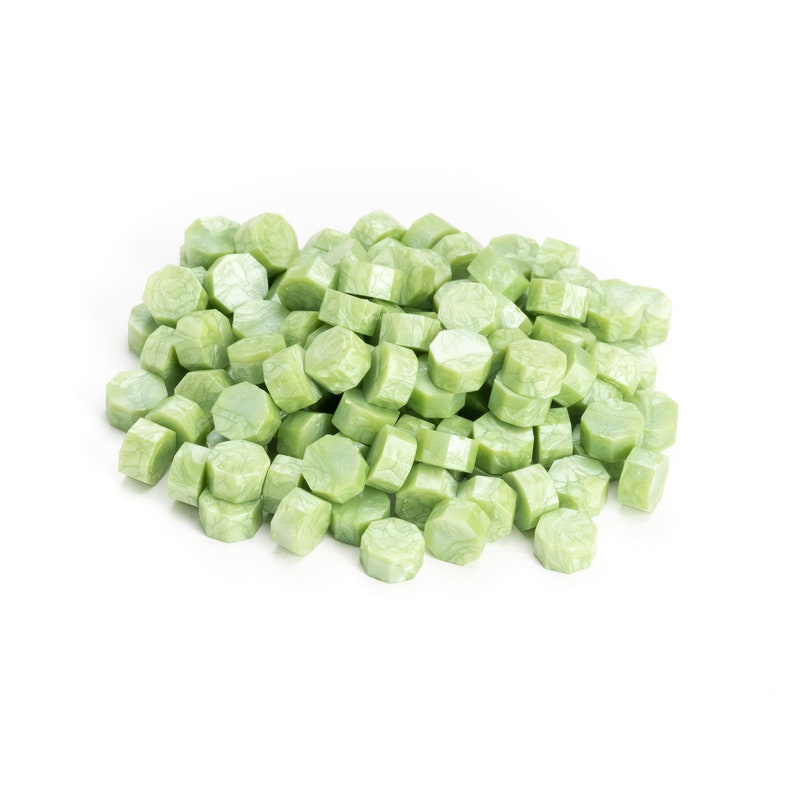 Matcha Green Wax Beads image 2