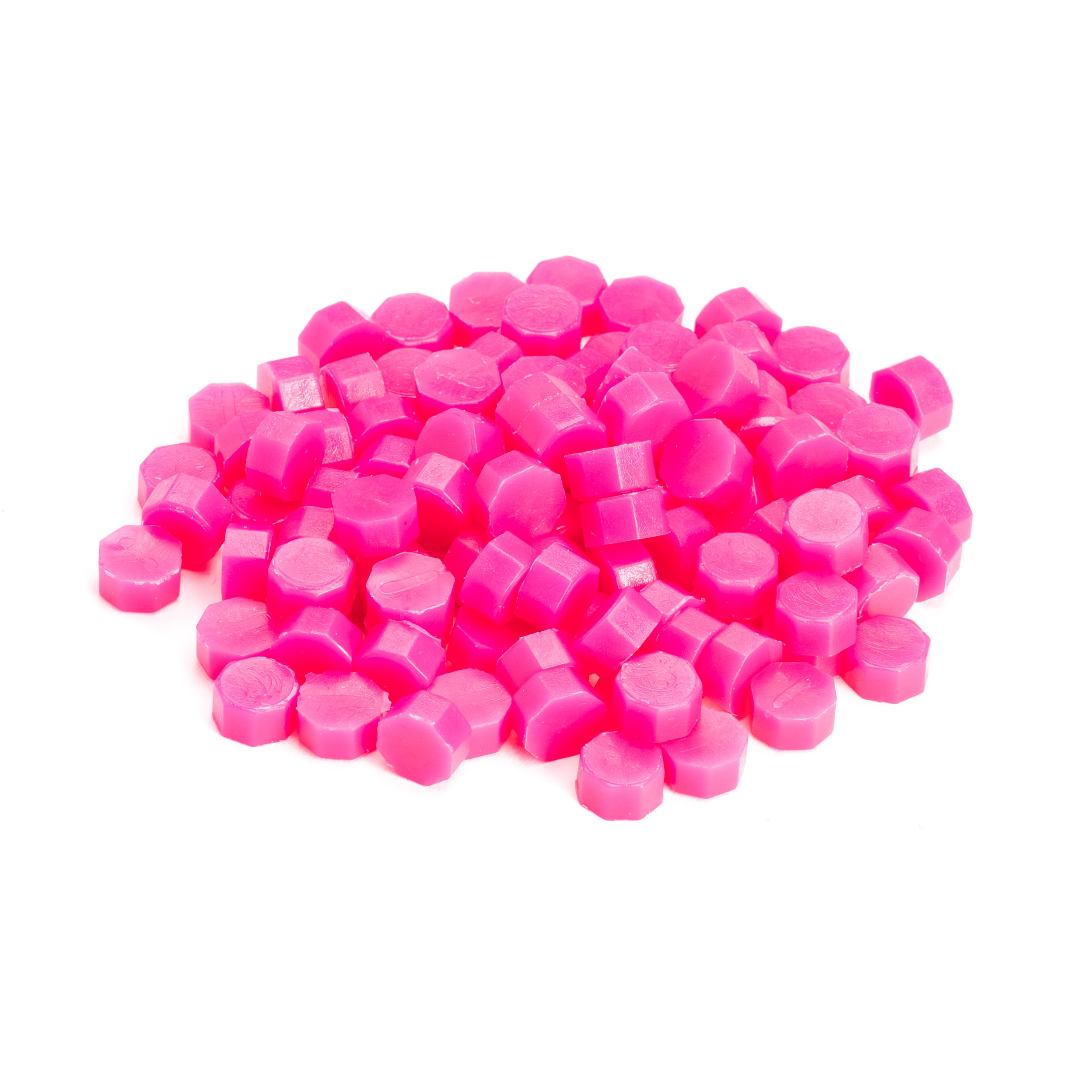 Hot Pink Wax Beads Etsy