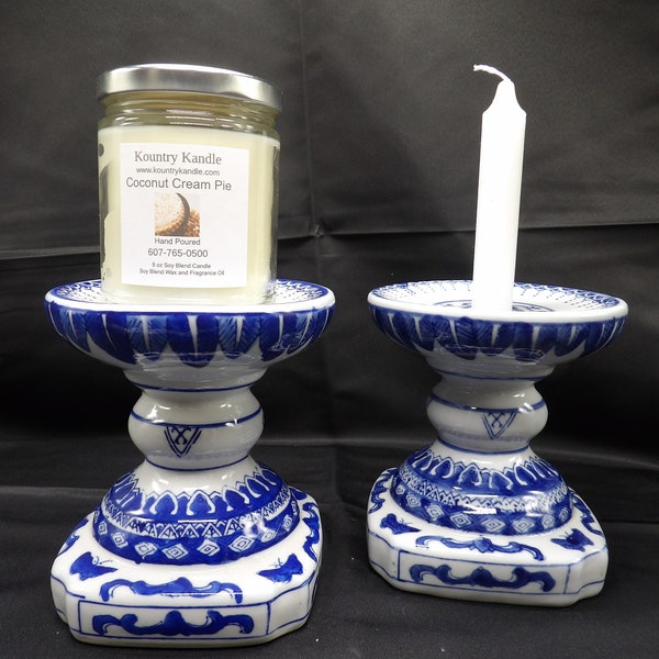 Pillar Candle Holders Etsy