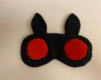 Mothman Sleep Mask- Eye Mask - Adjustable Elastic