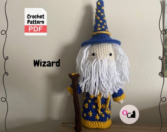 Wizard Crochet Doll Pattern