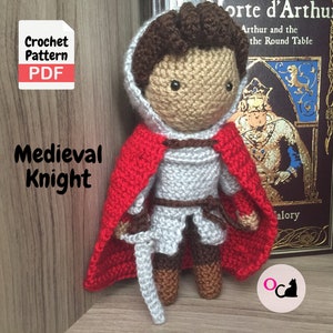 Medieval Knight Crochet Doll Pattern