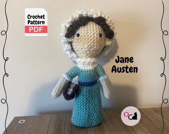 Jane Austen Crochet Doll Pattern