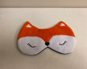 Fox Sleep Mask- Eye Mask - Adjustable Elastic