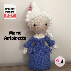 Marie Antoinette Crochet Doll Pattern