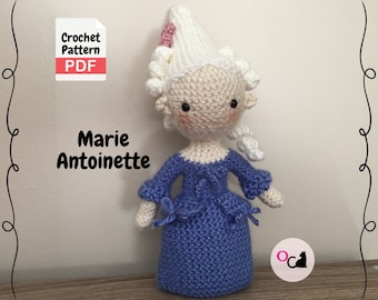 Marie Antoinette Crochet Doll Pattern