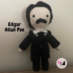 Crochet Edgar Allan Poe Doll