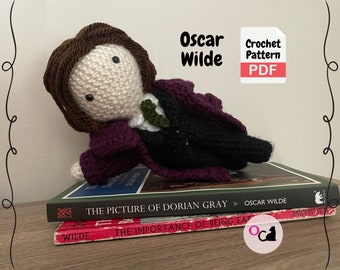 Modèle de poupée au crochet Oscar Wilde