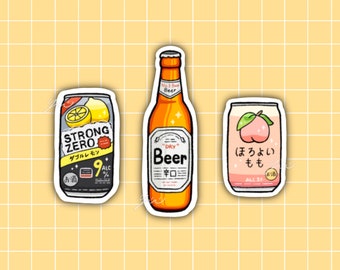 Konbini Alcohol stickers