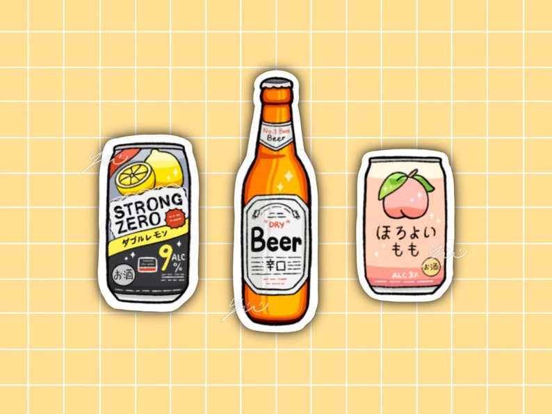 Konbini Alcohol stickers