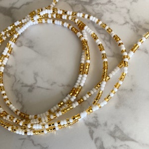 Heaven&#39;s Gate, Dainty, Tie-On, Waist Beads, Belly Chain, Waist Chain, African Waist Beads