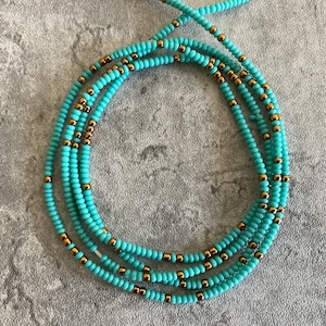 Treasure Waist Beads,  Dainty, Tie-On Waist Beads, African Waist Beads, Belly Chain