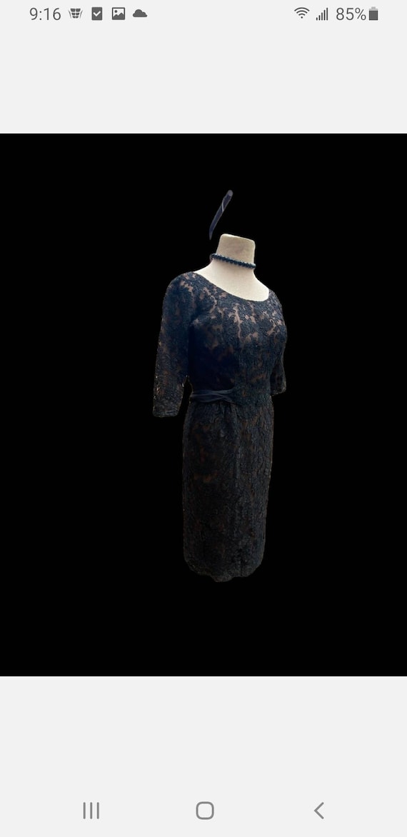 1950s wiggle dress - image 3