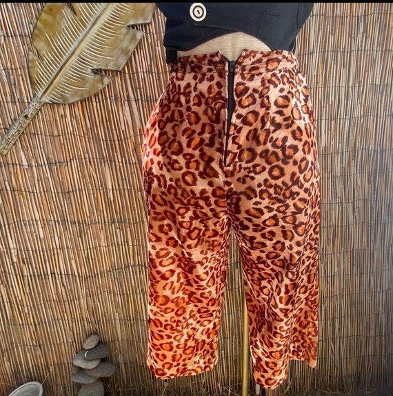 1950s Leopard Print Pants - image 2