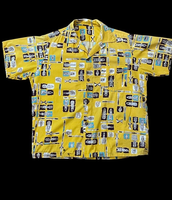 1957 Alfred Shaheen shirt - image 1