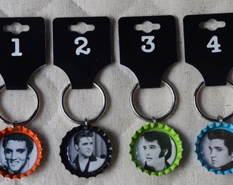 Bottle Cap Keychain Etsy