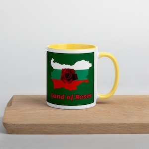Bulgaria &quot;Land of Roses&quot; Mug with Color Inside