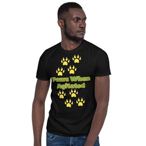PAWS When Agitated (Wolf) Short-Sleeve Unisex T-Shirt