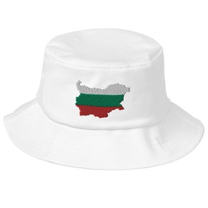 Bulgaria Map & Flag Bucket Hat