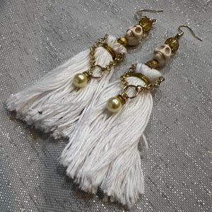 Cinco de Mayo/ Mardi Gras, Día de Muertos, La Catrina, Calavera, Pendientes Día de los Muertos, Frida Kahlo, Pendientes de Calavera de Azúcar