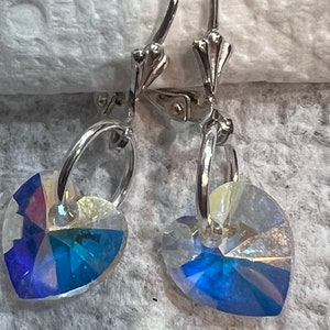 Swarovski Heart earrings