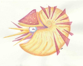 Fundraiser Strangled Original Watercolor Illustration Donation to Black Lives Matter Cause