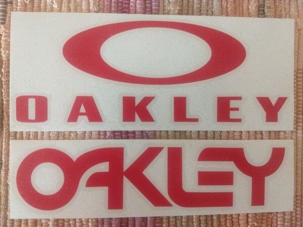 oakley logo black | Sticker