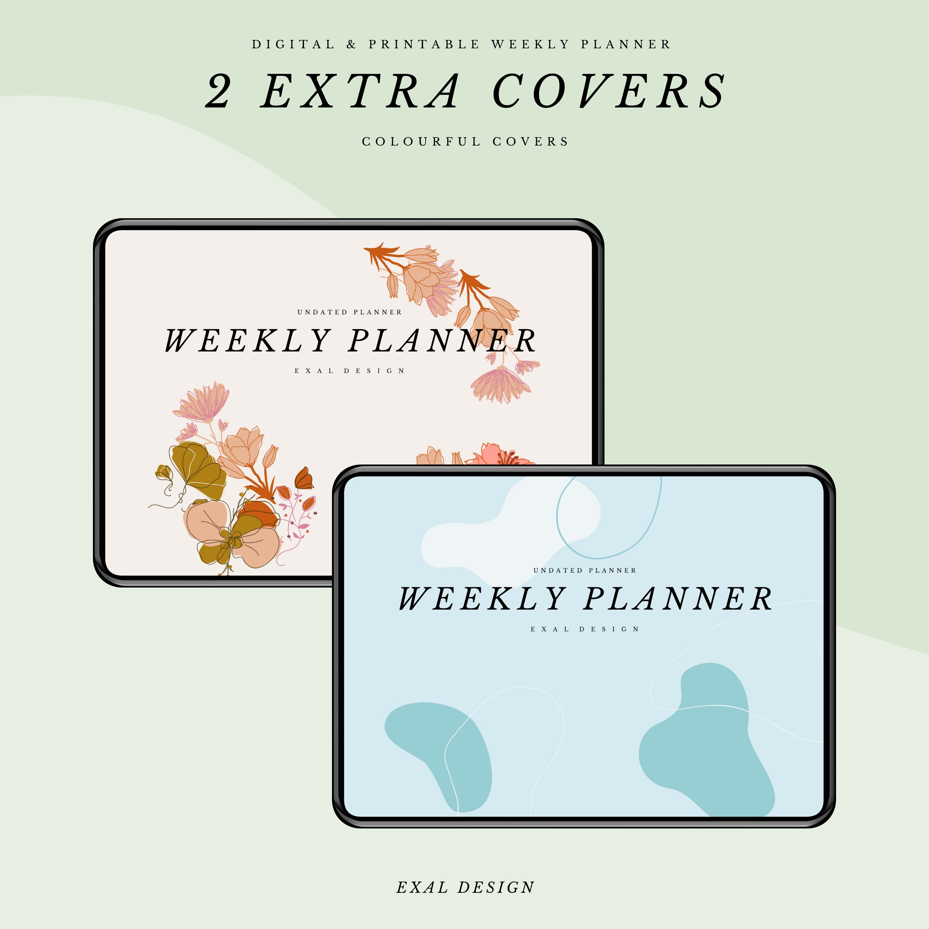Digital & Printable Weekly Planner for Goodnotes, Notability and More ...