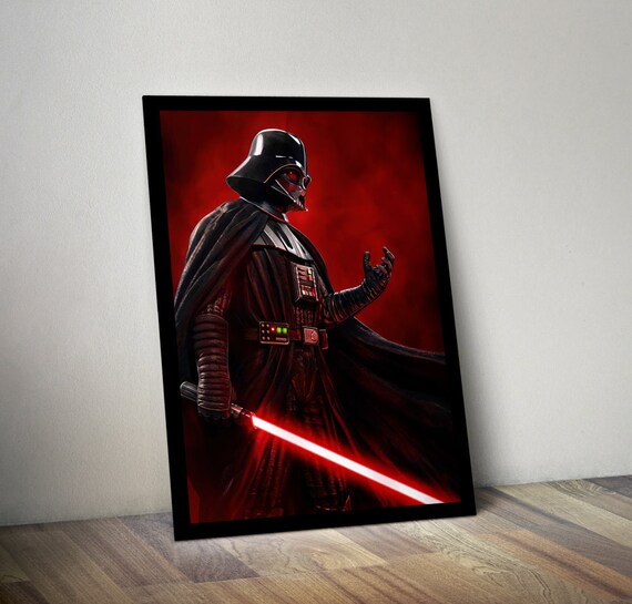 Darth Vader Poster Wall Art | Star Wars Decoration | Star Wars