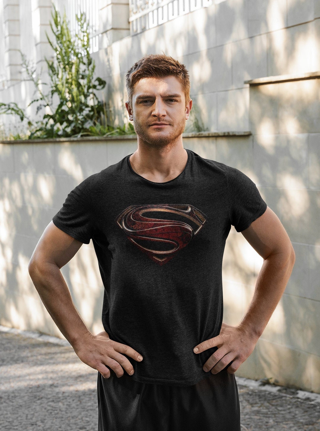 bout kas Wonen Superman Logo Unisex Shirt Man of Steel T-shirt Men's - Etsy