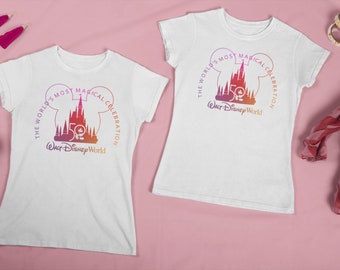 Mickey Ears Disney World 50th Anniversary T-shirt, 1971-2021 DW 50th Anniversary Shirt, WDW Shirt, Magic Kingdom Shirt, Disneyland Shirt