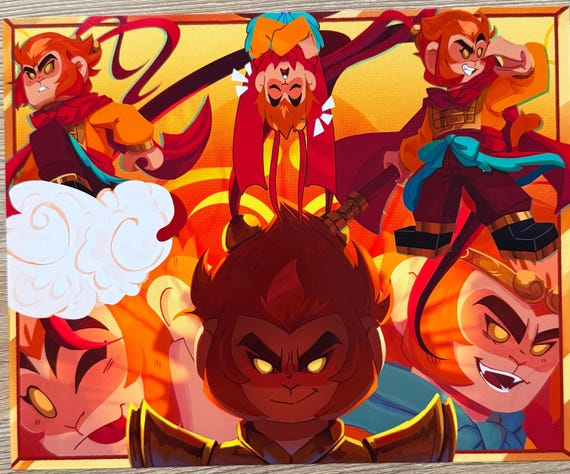 LMK - Sun Wukong Art Print | 8x10 inch