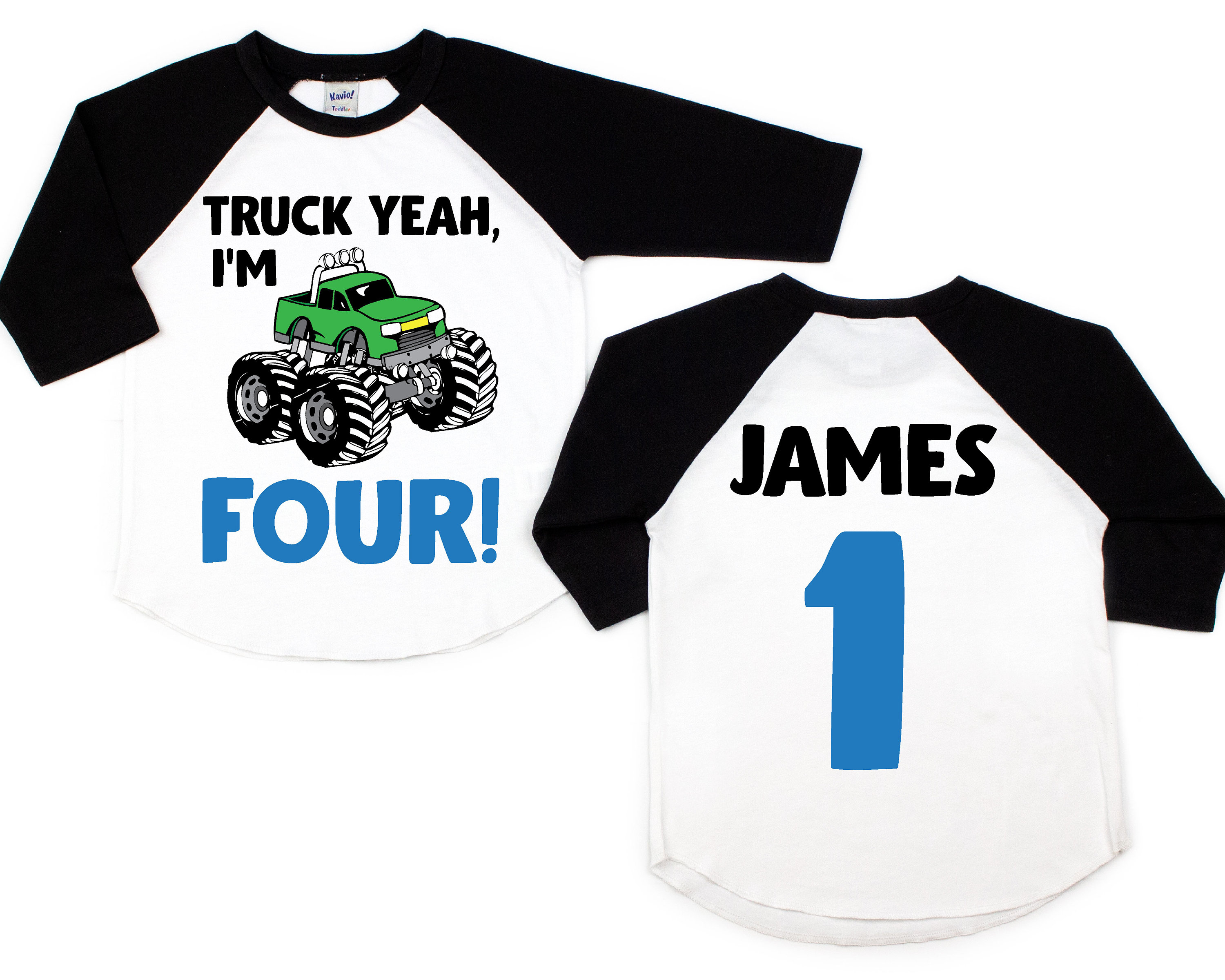 Truck yeah birthday shirt boys truck birthday shirt 1st | Etsy