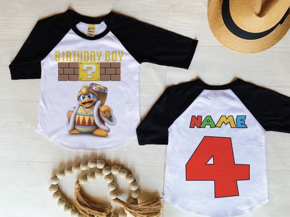 King Dedede Birthday Shirt Super Mario 