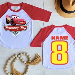 Lightning McQueen Birthday Shirt, Lightning McQueen Birthday, Cars Birthday Shirt, Lightning McQueen Birthday Party, Lightning McQueen , Car