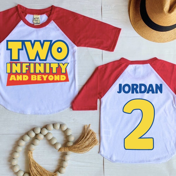 Toy Story Birthday Shirt, Buzz Lightyear birthday shirt, Toy story birthday, Two Infinity and Beyond shirt, 2nd birthday shirt, disney shirt