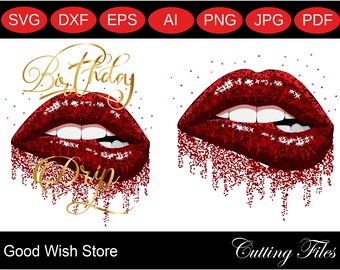 Download Glitter Lips Svg Etsy