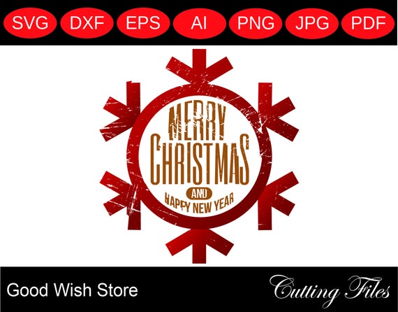 Frohe Weihnachten und frohe Weihnachten Svg glücklich Svg | Etsy