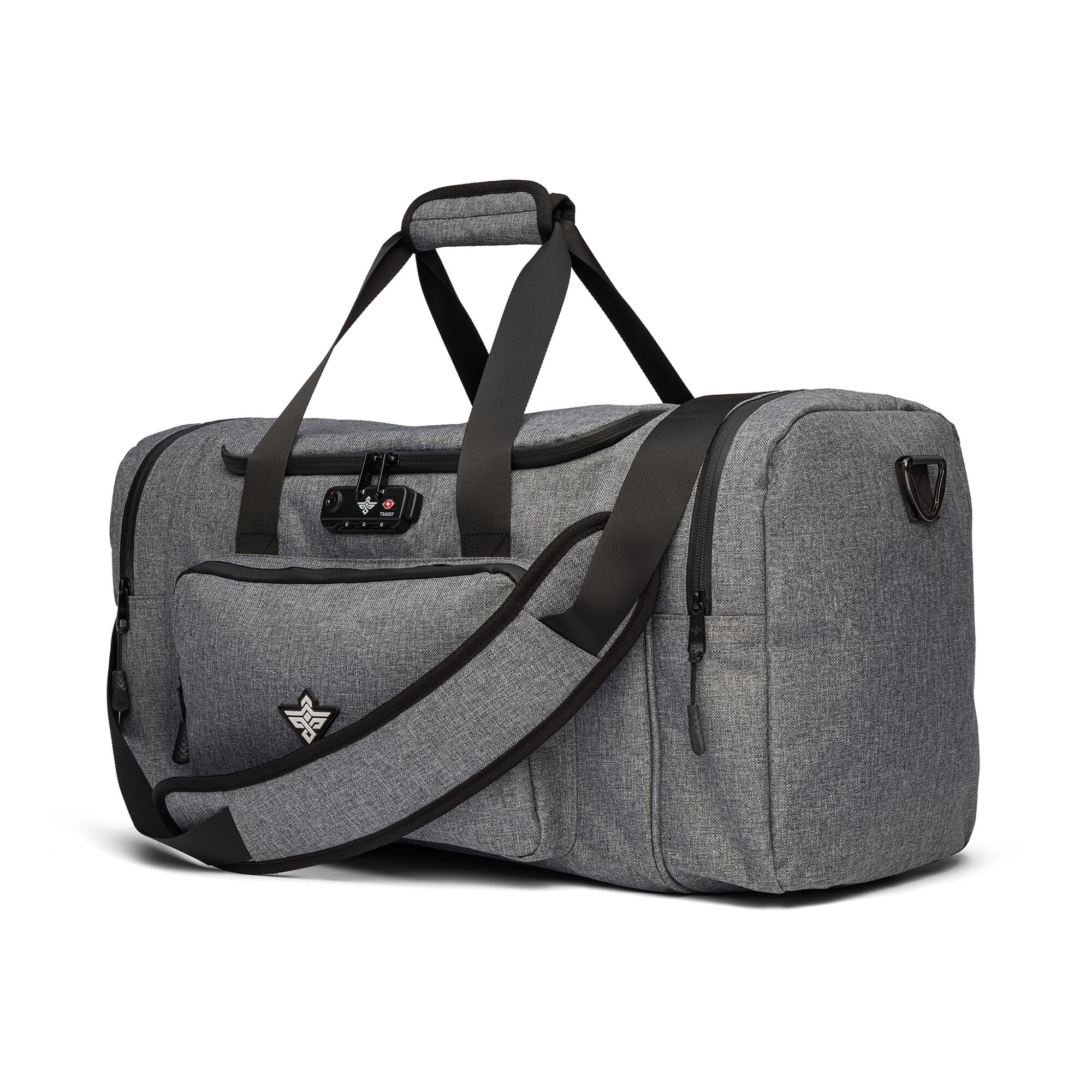 Erozul Legion Smell Proof Duffel Bag With YKK Zippers and TSA Approved Combination Lock Gray Etsy