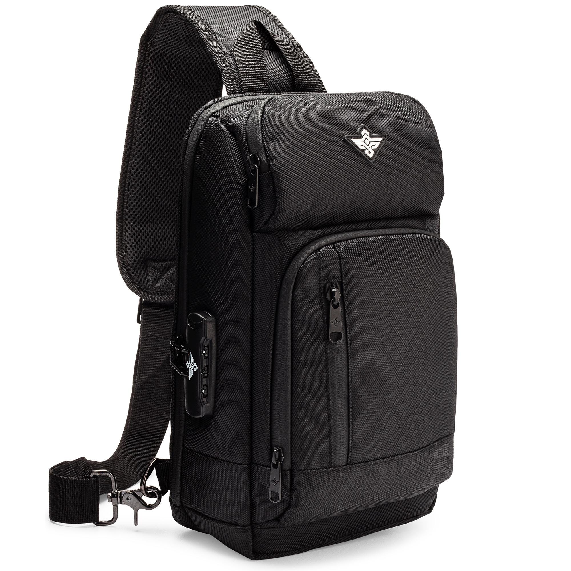 Black Sling Backpack - Etsy