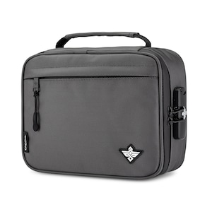 Erozul Exodus v2 Smell Proof Case with Combination Lock Water Resistant Smell Proof Stash Cas + Bonus Gifts - Graphite