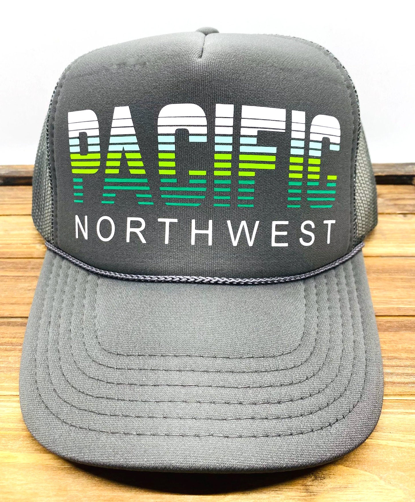 Pacific Northwest Trucker Hat in Black or Gray / Northwest / PNW ...
